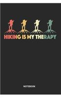 Notebook: Dotted Lined Retro Hiking Notebook (6x9 inches) ideal as a Travelling Hikers Journal. Perfect as a Trekking Travel Book for all Vintage amping & Nat