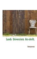 Lunds Universitets Ars-Skrift.