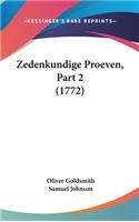 Zedenkundige Proeven, Part 2 (1772)