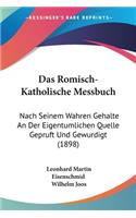 Romisch-Katholische Messbuch