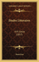 Etudes Litteraires