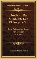 Handbuch Der Geschichte Der Philosophie V1
