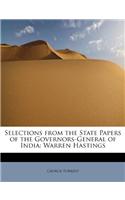 Selections from the State Papers of the Governors-General of India