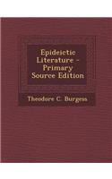Epideictic Literature