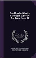 One Hundred Choice Selections in Poetry and Prose, Issue 28