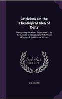 Criticism On the Theological Idea of Deity