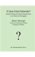 O Que Está Faltando? Quebra-Cabeça de Testes Educacionais: Livro Teste em Português(Portuguese)