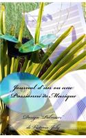 Journal d'Un Ou Une Passionne de Musique: Journal Intime/Carnet de Secrets/Cahier Quotidien - Design Original 2 - Palmiers