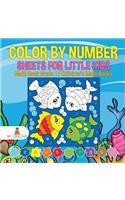 Color by Number Sheets for Little Kids - Math Book Grade 1 Children's Math Books