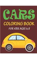 Cars Coloring Book for Kids Ages 4-8: The 56 Pages car coloring book for kids and toddlers