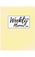 Weekly & Monthly Planner 2020