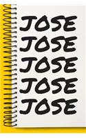 Name JOSE Customized Gift For JOSE A beautiful personalized: Lined Notebook / Journal Gift, Notebook for JOSE,120 Pages, 6 x 9 inches, Gift For JOSE, Personal Diary, JOSE, Personalized Journal, Family Notebook