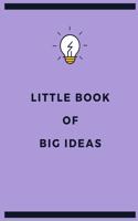 Little book of big ideas: Purple light bulb lined paperback jotter