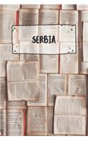 Serbia: Ruled Travel Diary Notebook or Journey Journal - Lined Trip Pocketbook for Men and Women with Lines