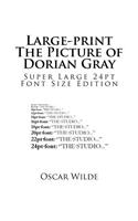 Large-print The Picture of Dorian Gray: Super Large 24pt Font Size Edition(9 Large-Print Classics)