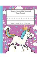 Primary Composition Notebook Story Journal: Educational Writing and Drawing Handwriting Activity Workbook