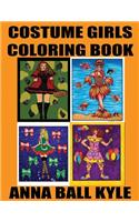 COSTUME GIRLS Coloring Book