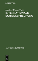 Internationale Schiedssprechung