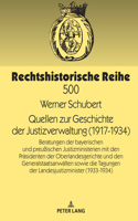 Quellen Zur Geschichte Der Justizverwaltung (1917-1934)