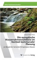 europäische Wasserrahmenrichtlinie im Kontext kommunaler Planung