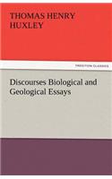 Discourses Biological and Geological Essays