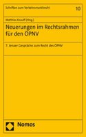 Neuerungen Im Rechtsrahmen Fur Den Opnv