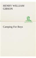 Camping For Boys