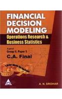 Financial Decision Modeling Operations Research& Business Statistics For C. A. FINAL
