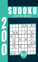 Sudoku Erwachsene Leicht Bis Medium Band 4: Großdruck im DIN A4-Format, 200 Rätsel 9x9 Sudokus für Erwachsene von Leicht bis Medium mit Lösungen Ein tolles Geschenk für Erwachsene und Senioren
