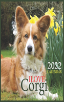 Ilove Corgi CALENDAR 2022