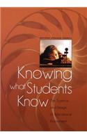 Knowing What Students Know