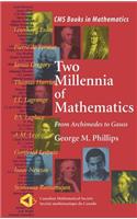 Two Millennia of Mathematics