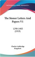 The Stonor Letters And Papers V1: 1290-1483 (1919)(English)