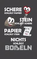 Schere Schlägt Papier - Stein schlägt Schere - Papier schlägt Stein - Nichts schlägt Boßeln