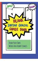 Blank Indian Ghazal Comic Book