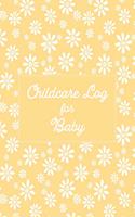 Childcare Log For Baby
