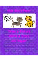 Kids Story Paper Draw a Picture Write a Story 100 Pages!
