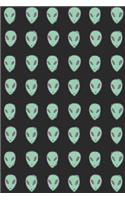 Funny Alien Notebook: Funny Alien Notebook, Journal, Diary size 6x9