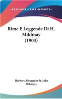 Rime E Leggende Di H. Mildmay (1903)