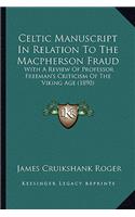 Celtic Manuscript In Relation To The Macpherson Fraud