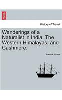 Wanderings of a Naturalist in India. the Western Himalayas, and Cashmere.