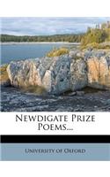 Newdigate Prize Poems...