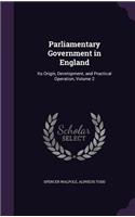 Parliamentary Government in England