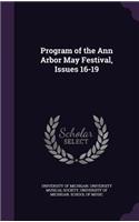 Program of the Ann Arbor May Festival, Issues 16-19