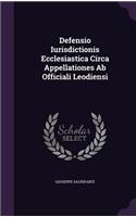 Defensio Iurisdictionis Ecclesiastica Circa Appellationes AB Officiali Leodiensi