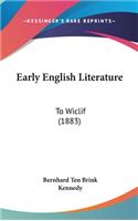 Early English Literature