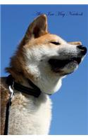 Akita Inu May Notebook Akita Inu Record, Log, Diary, Special Memories, To Do List, Academic Notepad, Scrapbook & More