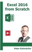 Excel 2016 from Scratch, black and white