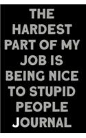 The Hardest Part of My Job is Being Nice to Stupid People