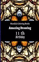 Mandala Coloring Books Amazing Drawing 11th Birthday